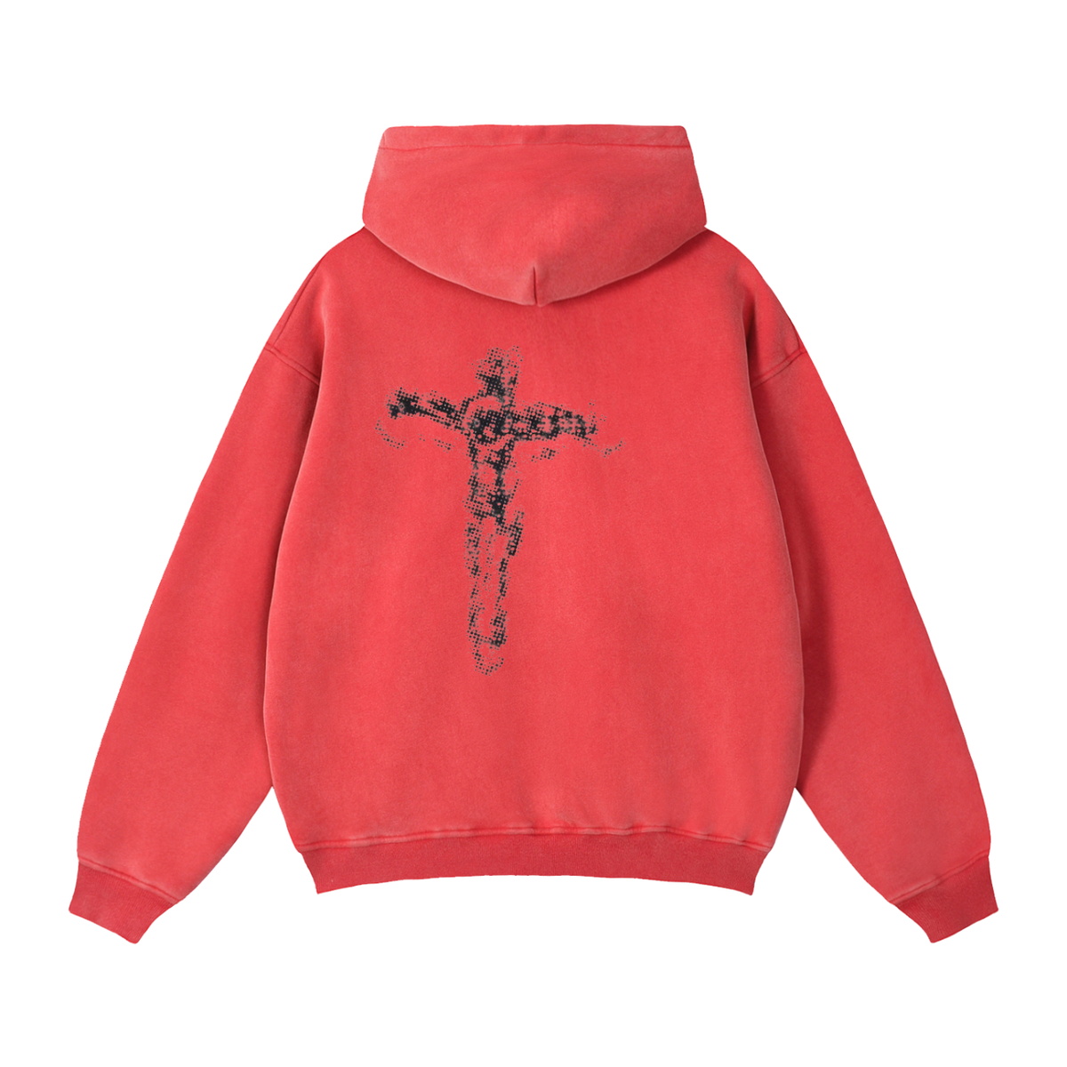 MEN HOLY Boxy Fleece Hoodie