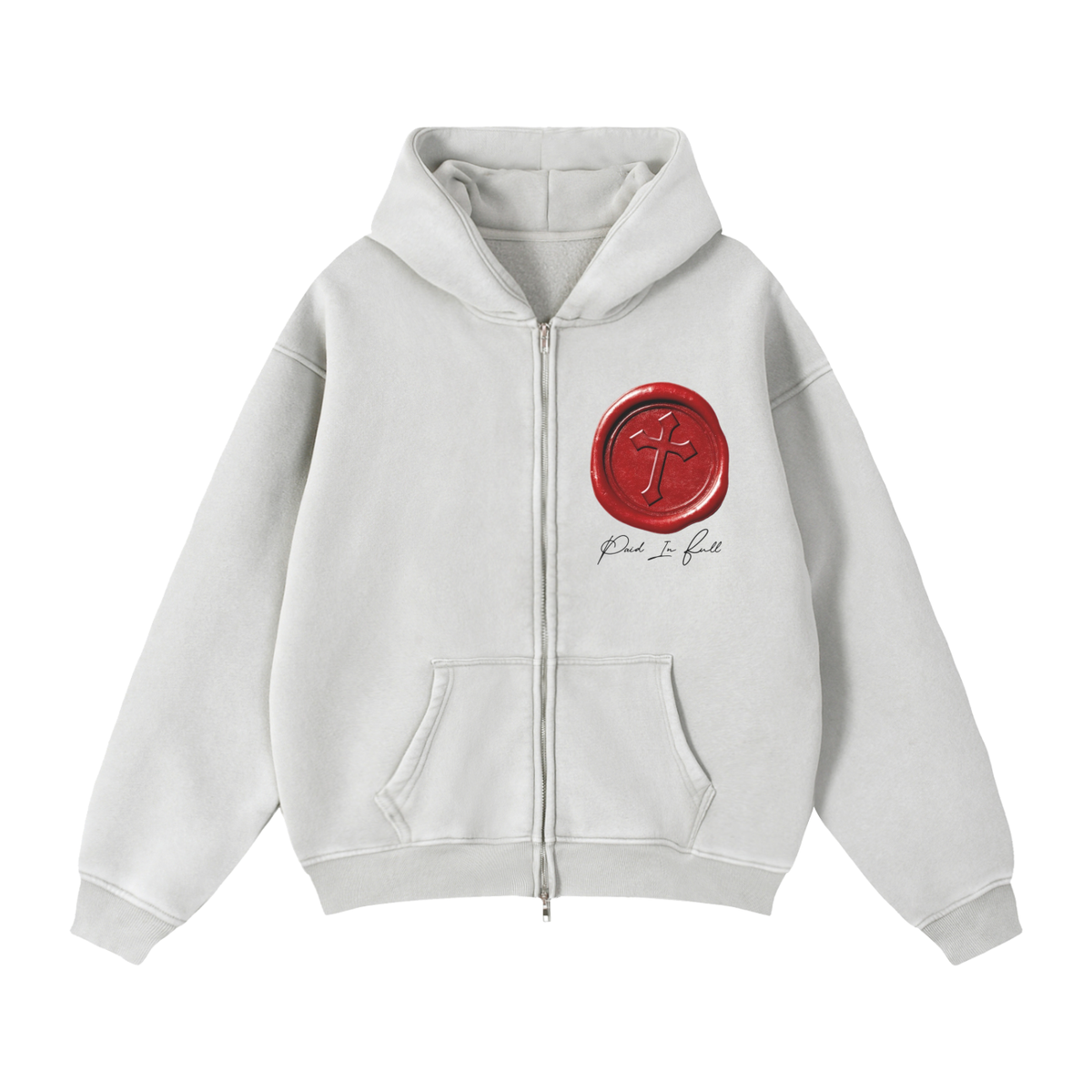 MEN HOLY Boxy Fleece Hoodie